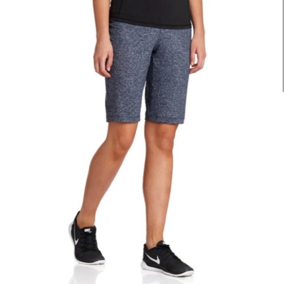 MEC Lotus Long Shorts 12” Bermuda Longline Athletic Heathered Blue Size Medium - Picture 1 of 7
